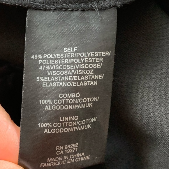 Tibi Black & White Trouser Mini Skirt - Picture 6 of 9